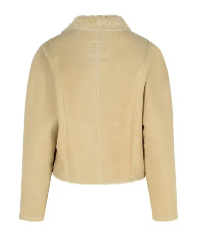 Isabel Marant Women Ecru Lamb Shearling Blondine Jacket In Multi