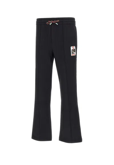 Casablanca 'sunset Valley' Sweatpants In Black