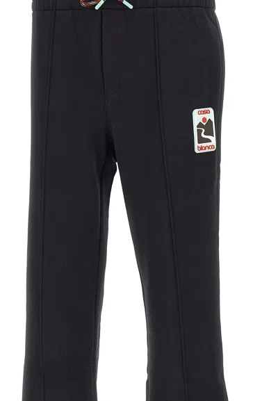 Casablanca 'sunset Valley' Sweatpants In Black