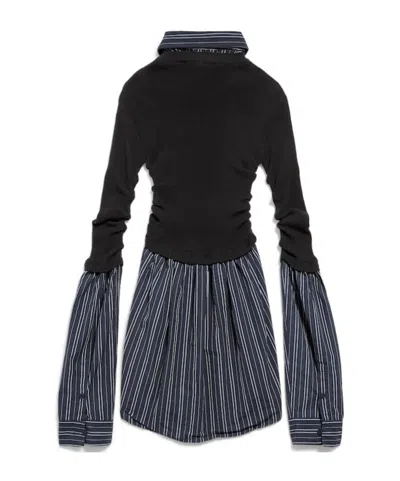 Balenciaga Tory Burch Pink Cow Leather Bags In Black