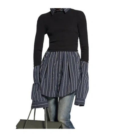 Balenciaga Tory Burch Pink Cow Leather Bags In Black