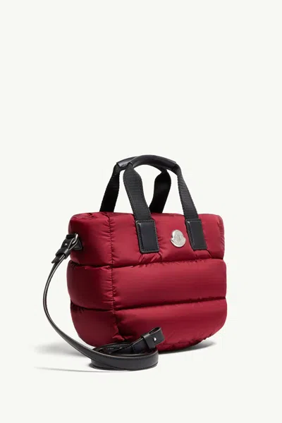 Moncler Caradoc Water-repellent Mini Tote Bag In Red