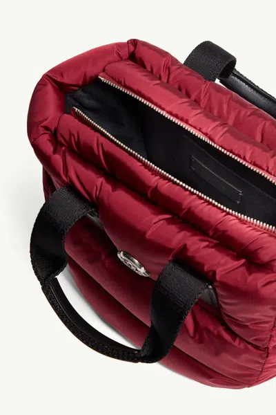 Moncler Caradoc Water-repellent Mini Tote Bag In Red