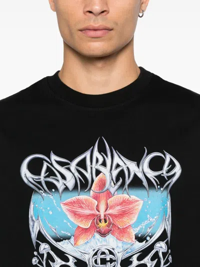 Casablanca Men's Galactic Connection T-shirt In Black