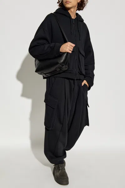 Dsquared2 Cargo Track Pants In Black