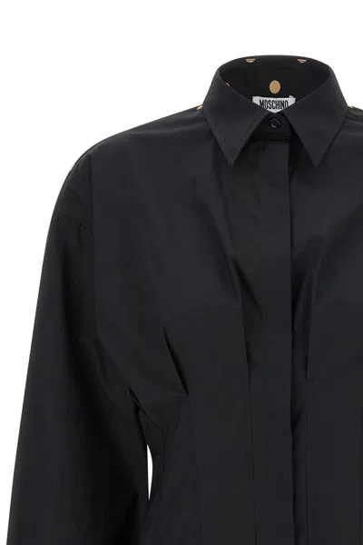 Moschino Printed Shirt In Black