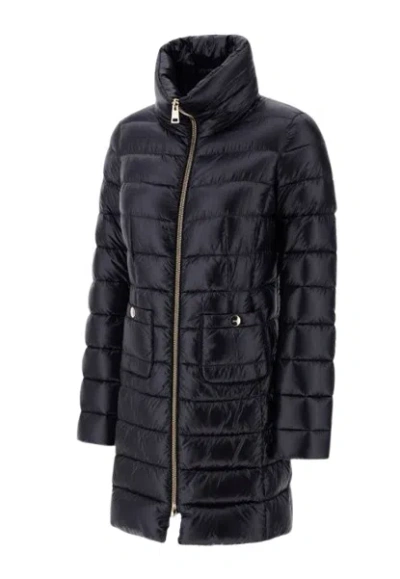 Herno Turtleneck Down Jacket In Black