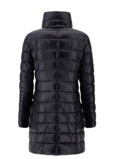 Herno Turtleneck Down Jacket In Black