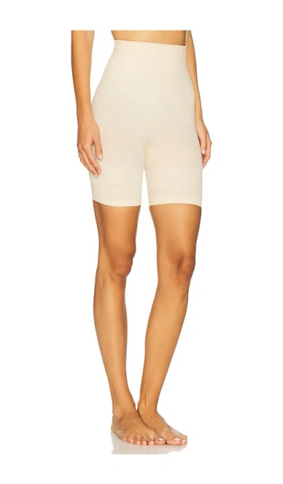 Skims Seamless Sculpt Mid Thigh Shorts In Neutral