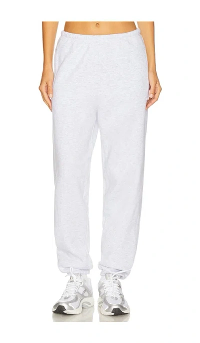 Skims Revised Classic Cotton Blend Fleece Sweatpants In Gray