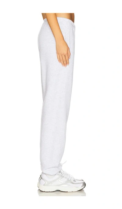 Skims Revised Classic Cotton Blend Fleece Sweatpants In Gray