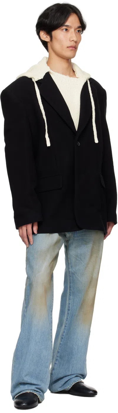 Stein Blue Flare Jeans In Purple