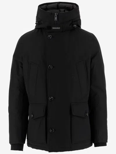 Woolrich Arctic Anorak Jacket In Black