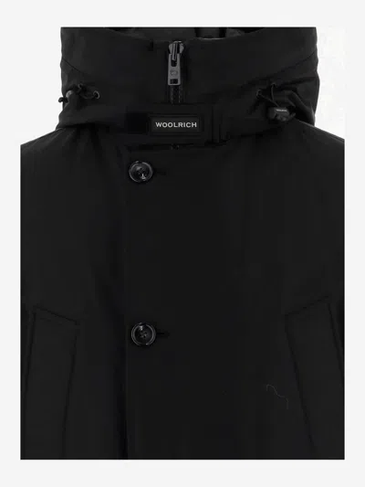 Woolrich Arctic Anorak Jacket In Black
