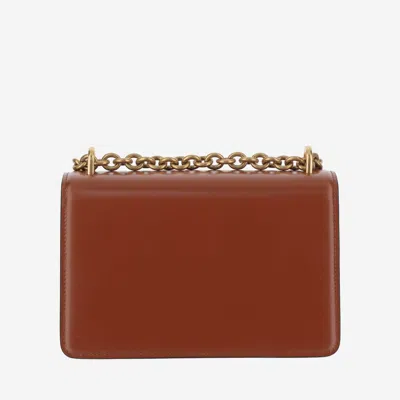 Valentino Garavani Brown Small Vain Shoulder Bag In Wuc Dark Brandy