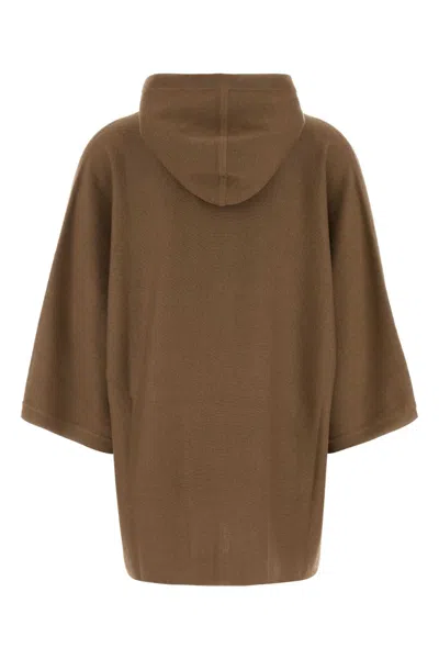 Max Mara Cardigan Aster In Lana Marrone Donna In Brown