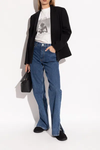 Ugg 40mm Tazz Shearling Platform Loafers In Black