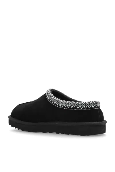 Ugg 40mm Tazz Shearling Platform Loafers In Black