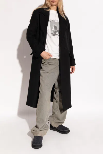 Ugg Classic Ultra Mini Biarritz Ankle Boots In Black