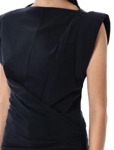 Isabel Marant Black Cotton Nayda T-shirt In Multi