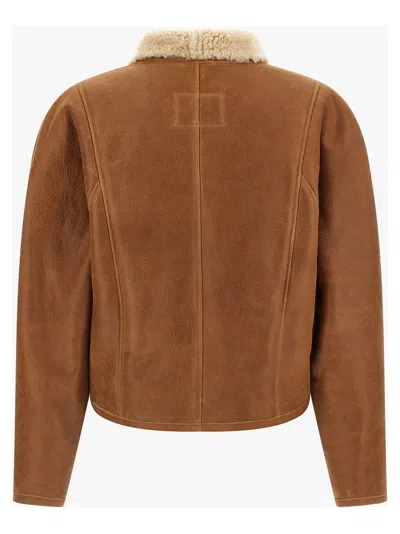 Isabel Marant Blondine Short Jacket In Brown