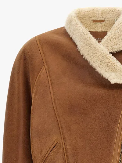 Isabel Marant Blondine Short Jacket In Brown