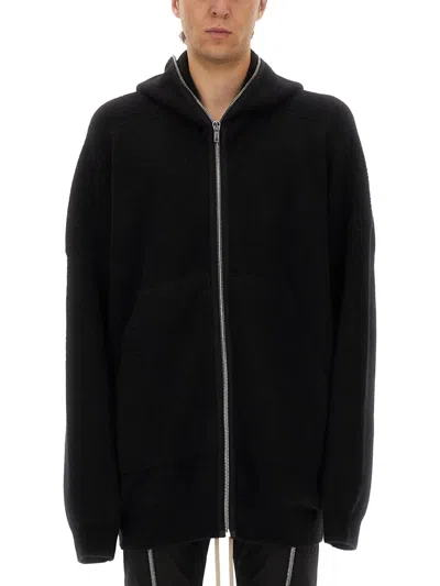 Rick Owens Knit Sweatshirt In Black