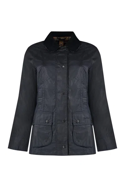 Barbour Women's Beadnell Wax Jacket In Blue