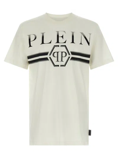 Philipp Plein 'stripes' T Shirt In White