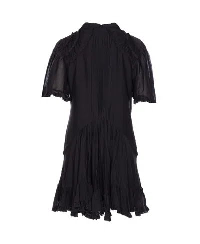 Isabel Marant Étoile Isabel Marant Etoile Black Cotton Viscose Dresses In Black