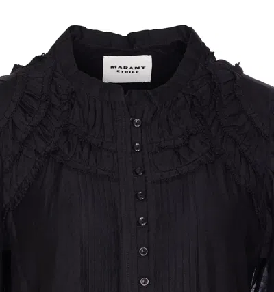 Isabel Marant Étoile Isabel Marant Etoile Black Cotton Viscose Dresses In Black