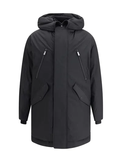Dsquared2 Techno Down Parka In Black