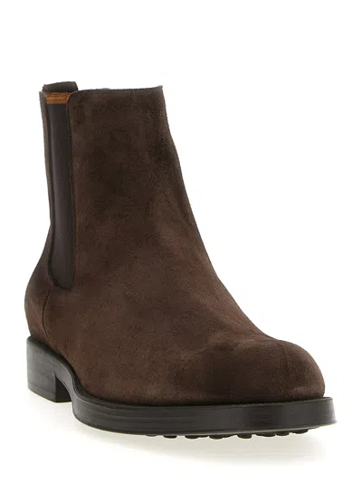 Tod's Ankle Boot In Brown