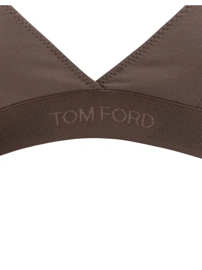 Tom Ford Logo Bra In Multi