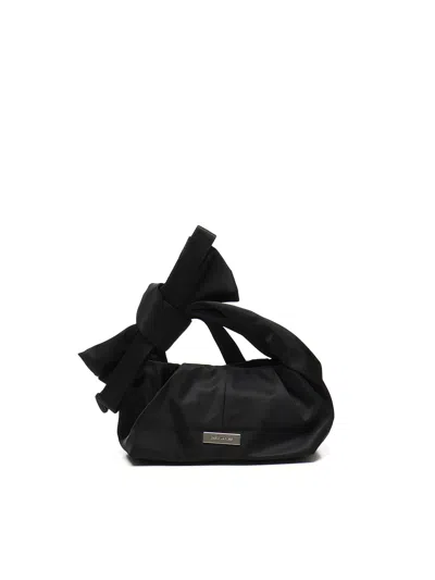 Marc Jacobs The Bow Mini Bag In Black Nylon In Black