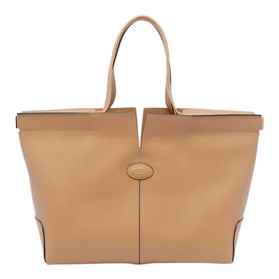 Tod's Tods Tods Di Bag Folio Small-medium Bag In Neutral