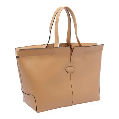 Tod's Tods Tods Di Bag Folio Small-medium Bag In Neutral