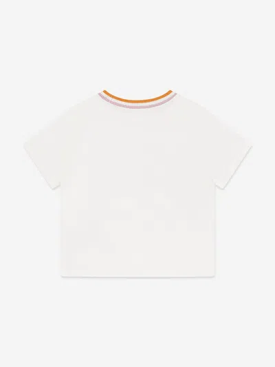 Zimmermann Girls Cascadian Printed T-shirt In White