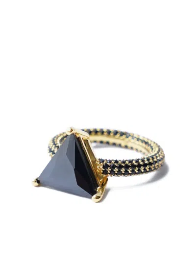Izabel Display Mega Triangle Ring In Black