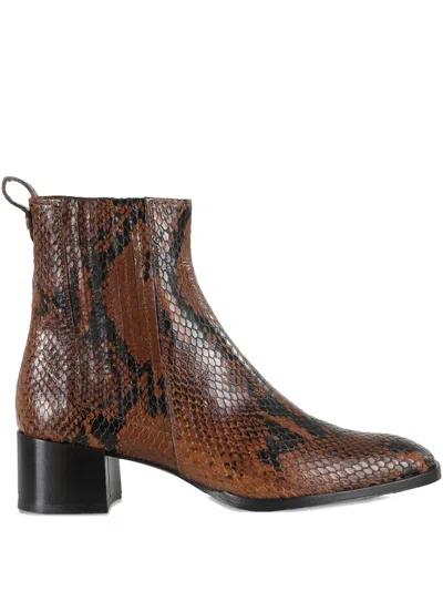 Roberto Festa Leda Ankle Boot In Brown