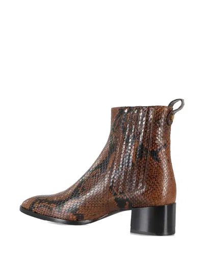 Roberto Festa Leda Ankle Boot In Brown