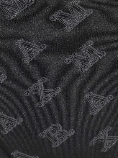 Max Mara Logo-print Tie-side Bikini Bottom In Black