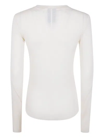 Thom Krom Round Neck Sweater In White