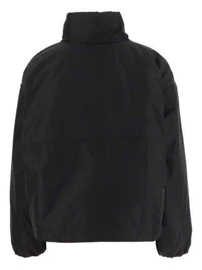 Aspesi Nylon Bomber Jacket In Black