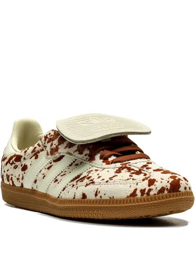 Adidas Originals Adidas Samba Lt Genuine Calf Hair Sneaker In White