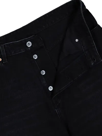 ANARCHY 涂漆效果露踝牛仔裤