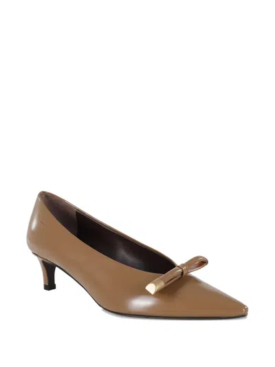 Roberto Festa Decolleté Shoes With Long Toe In Brown
