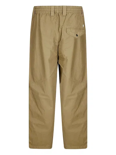 C.p. Company Button-fastening Drawstring Trousers In Neutral