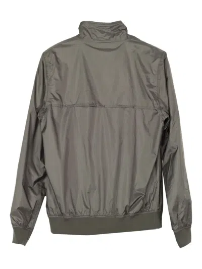 K-way Zip-up Bomber Jacket In Gray