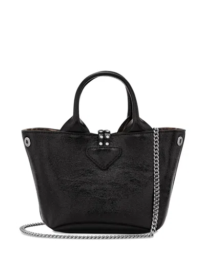 Longchamp Le Roseau Studded Mini Bag In Black
